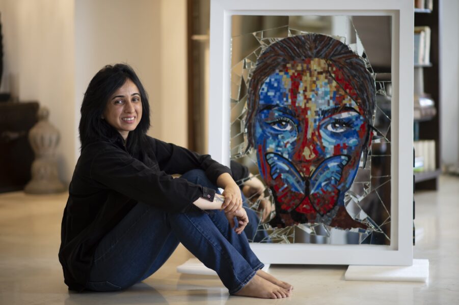 A chat with interior designer Mansi who is into mosaic glass art, a form of expression very few artists in the country are experimenting with