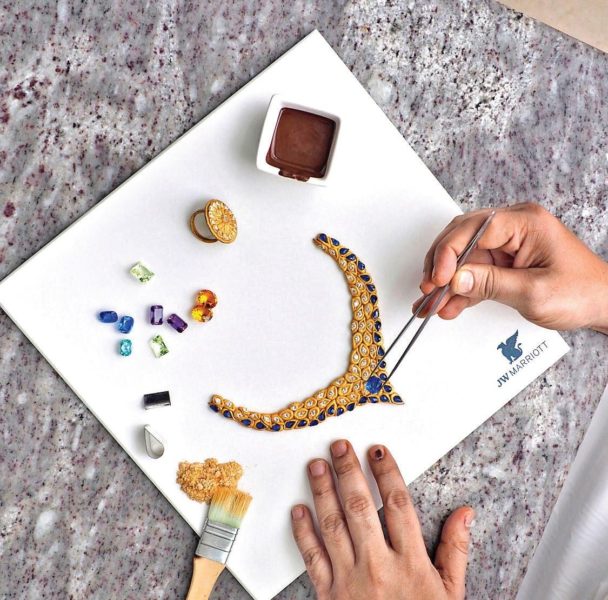 Chocolate jewellery. The year brings in unique 3D dining formats that invite imagination and quirk